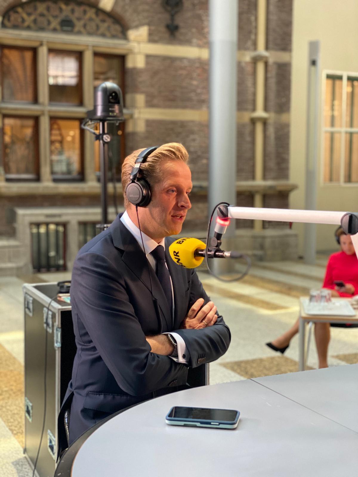 Minister Hugo de Jonge in de Prinsjesdag-uitzending van Spitsuur