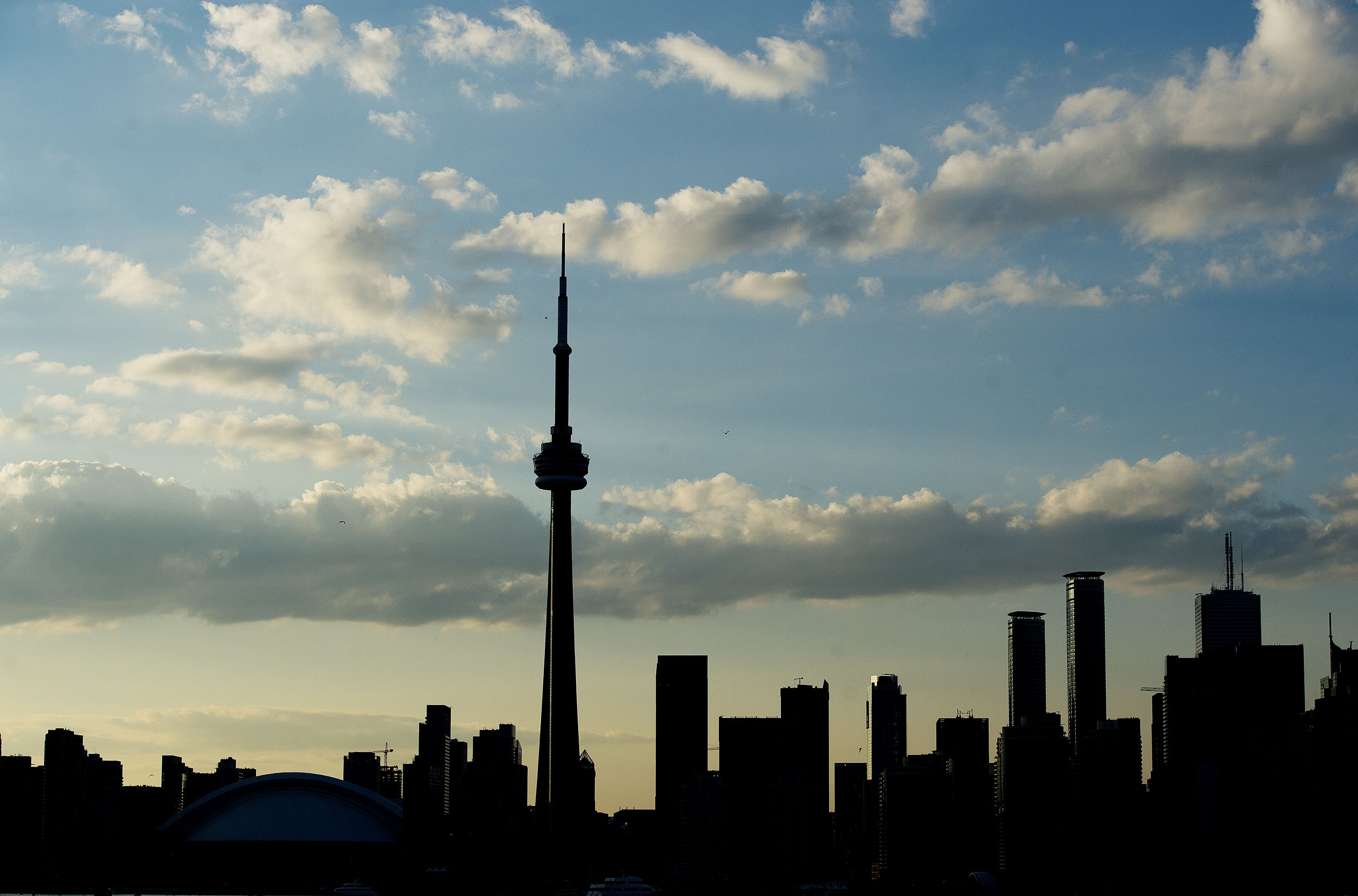 De skyline van Toronto