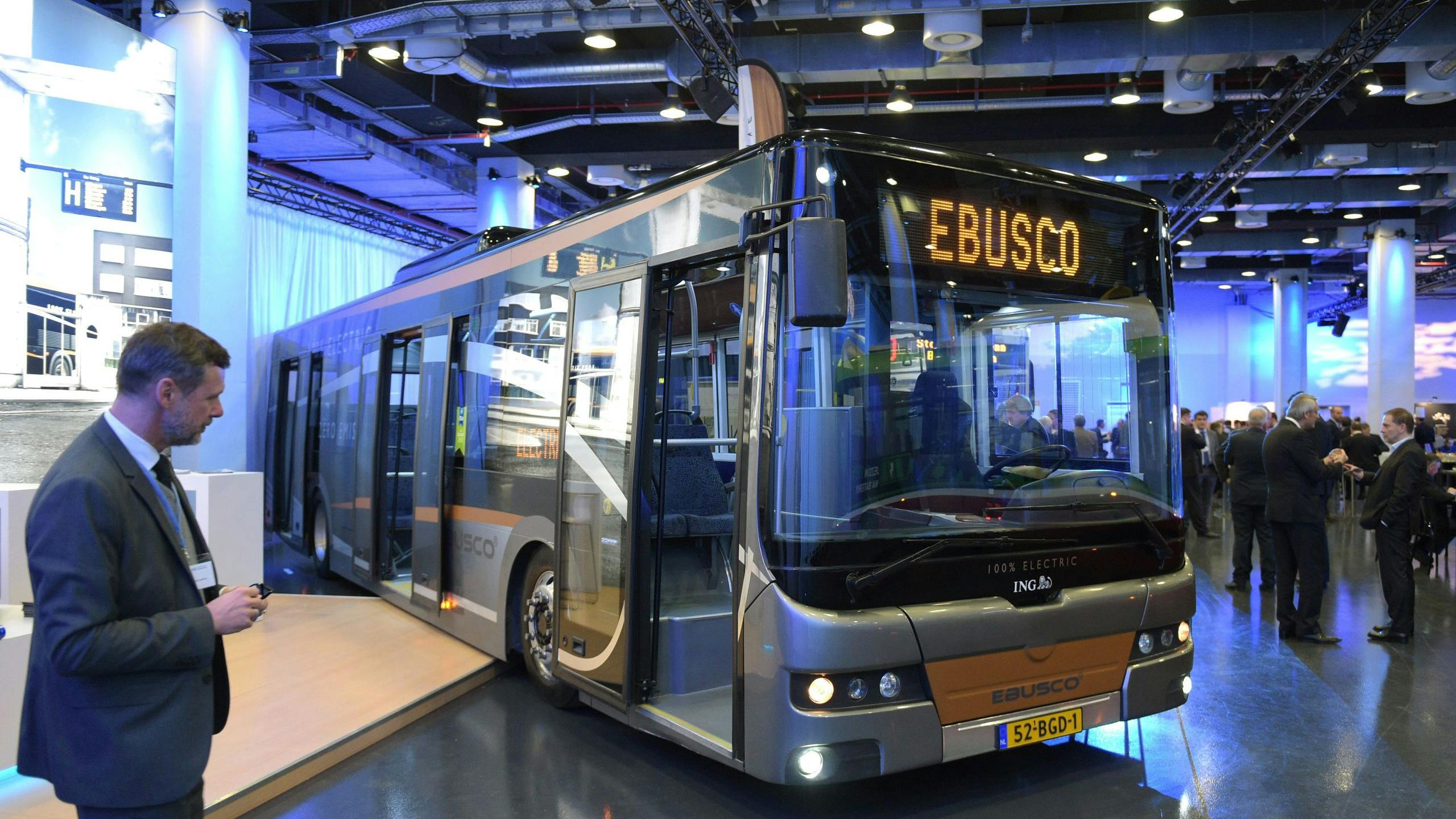 Een Ebusco-bus in 2016.