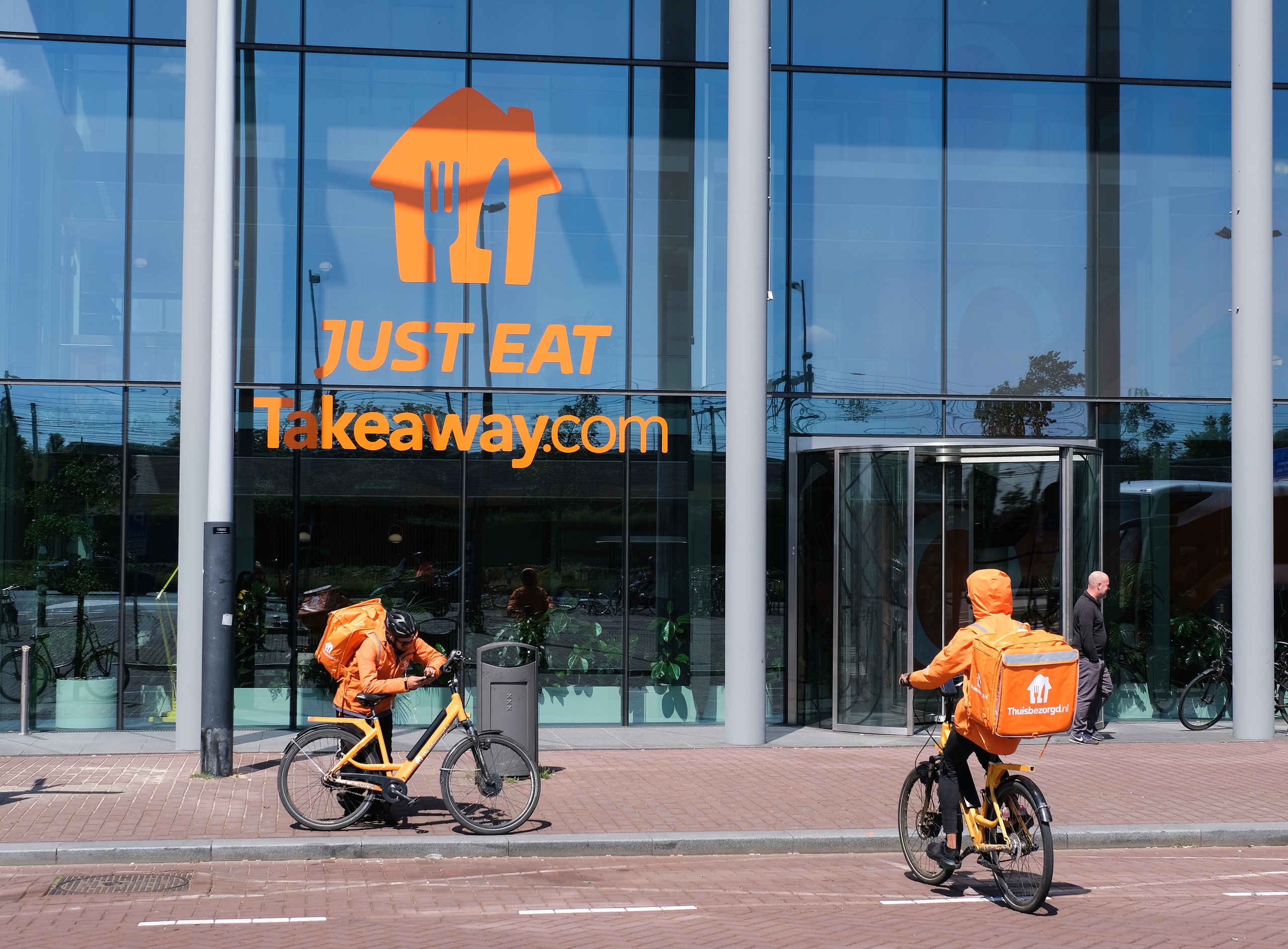 Nederland – Amsterdam. Hoofdkantoor van JusteatTakeaway.com. Foto: ANP / Hollandse Hoogte / Kim van Dam