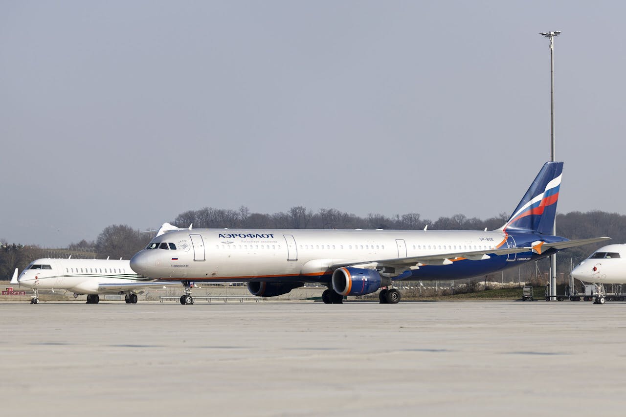 Een Airbus A321-211 van Aeroflot