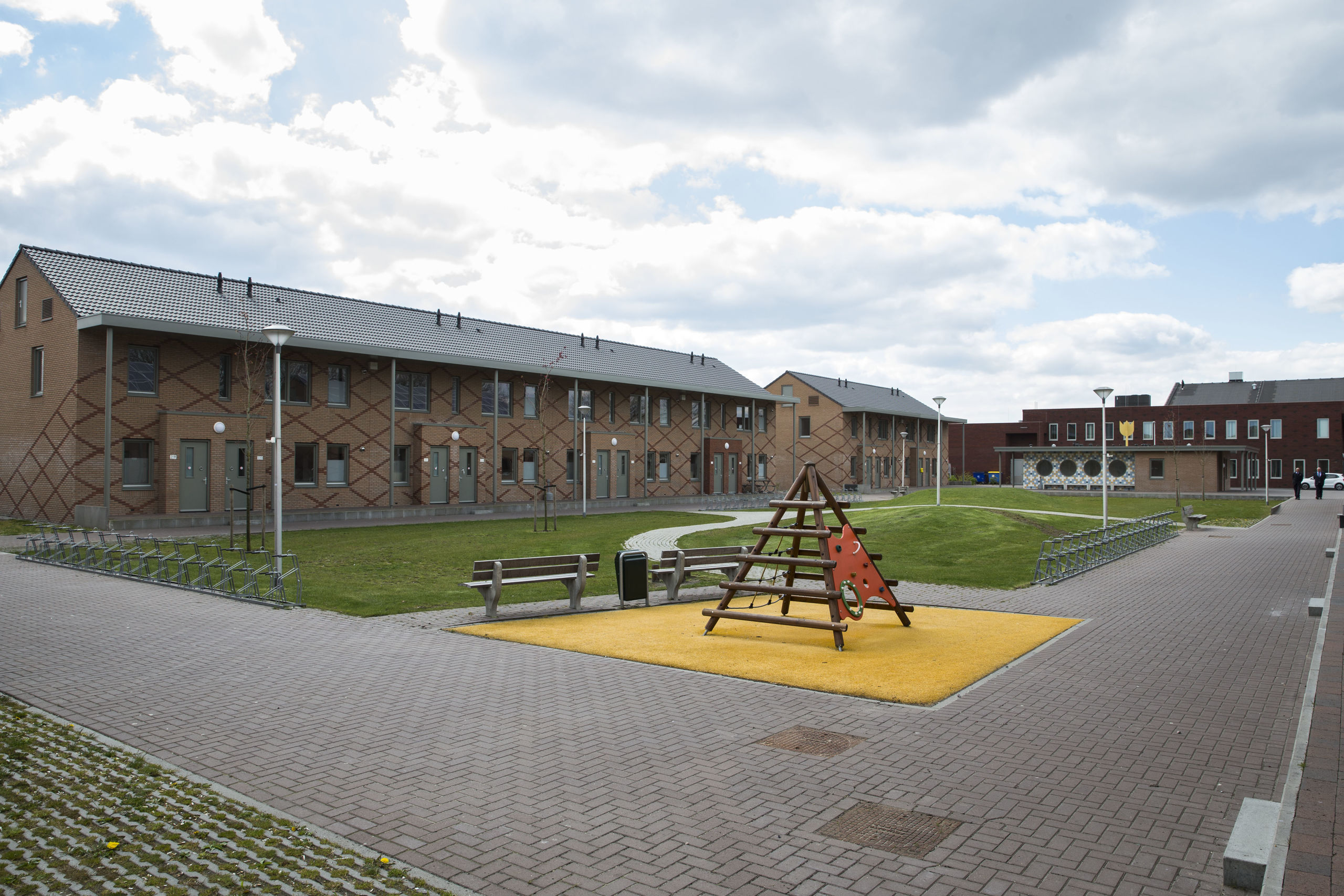 Het asielzoekerscentrum in Ter Apel. 
