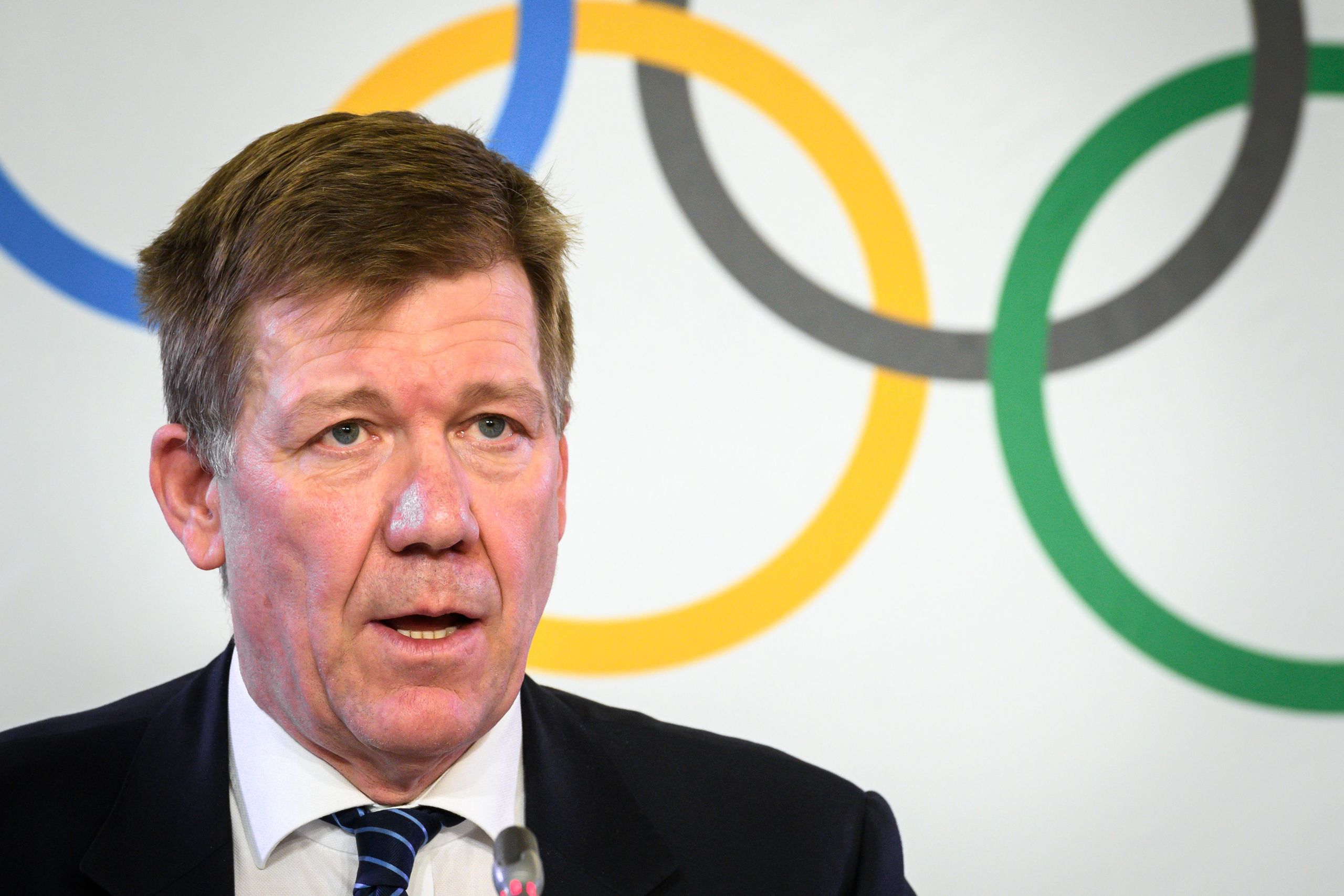 Directeur van International Olympic Committee (IOC) Richard Budgett deed de uitspraak