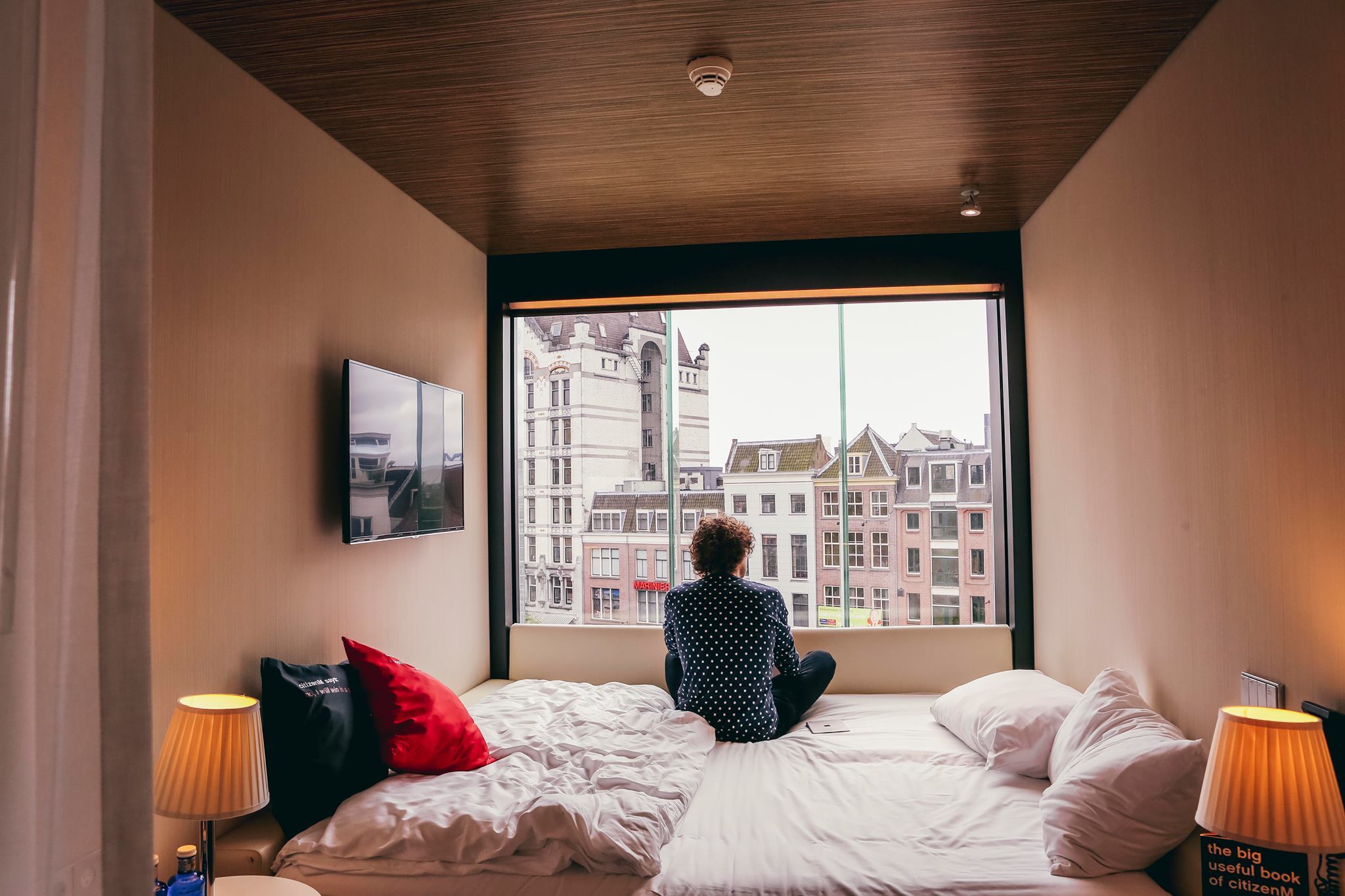 Hotelkamer van CitizenM.