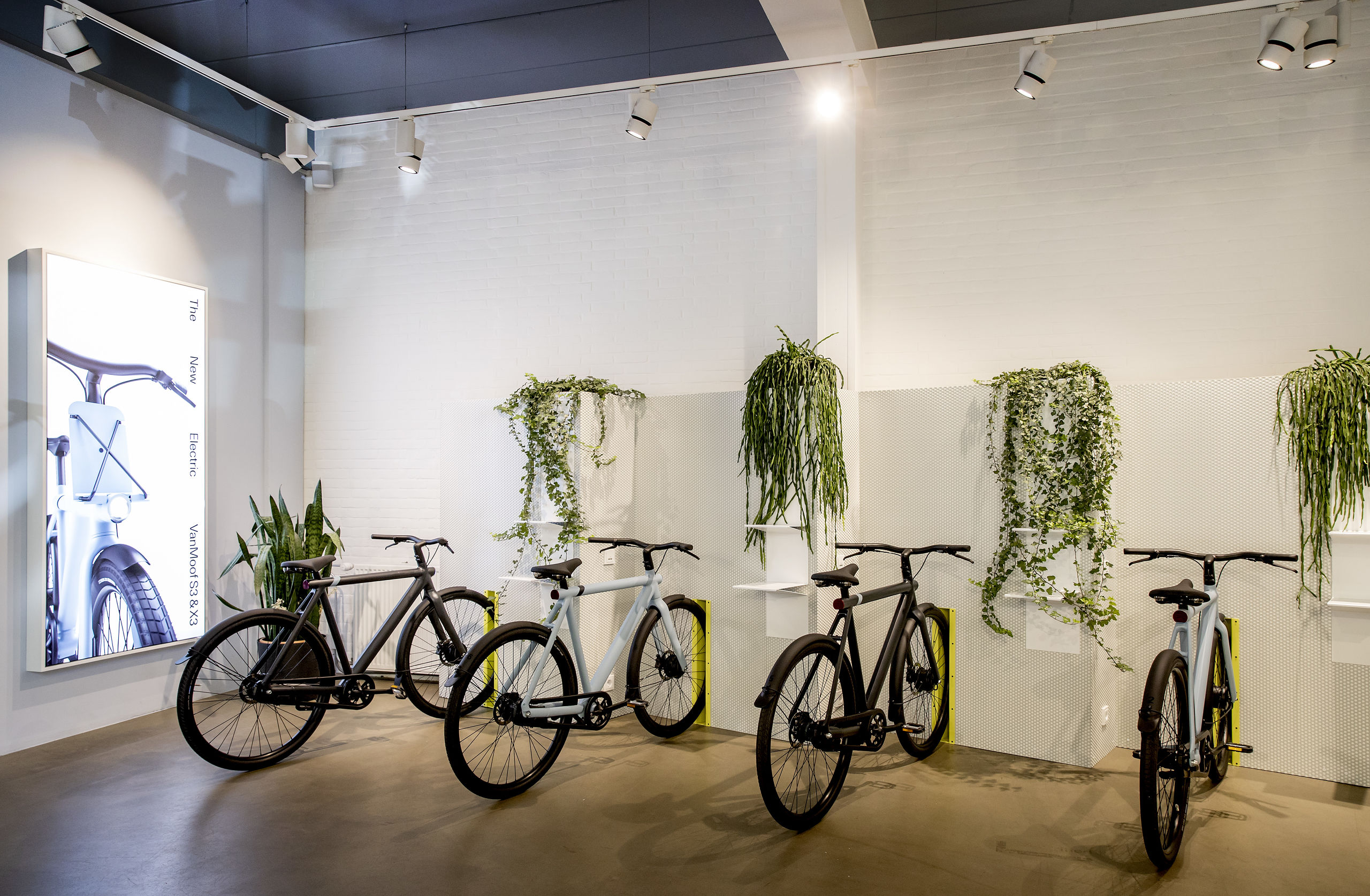 Elektrische fietsen van het bedrijf VanMoof.