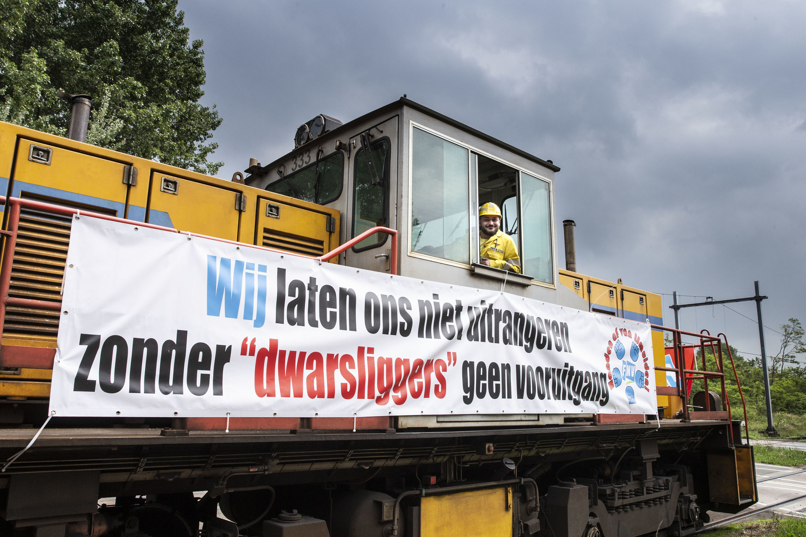 Actievoerders bij Tata Steel