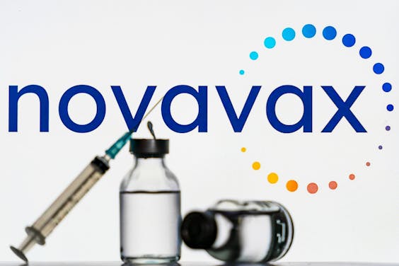 ILLUSTRATIEF - Een illustratieve weergave van het coronavaccin van de Amerikaanse farmaceut Novamax.