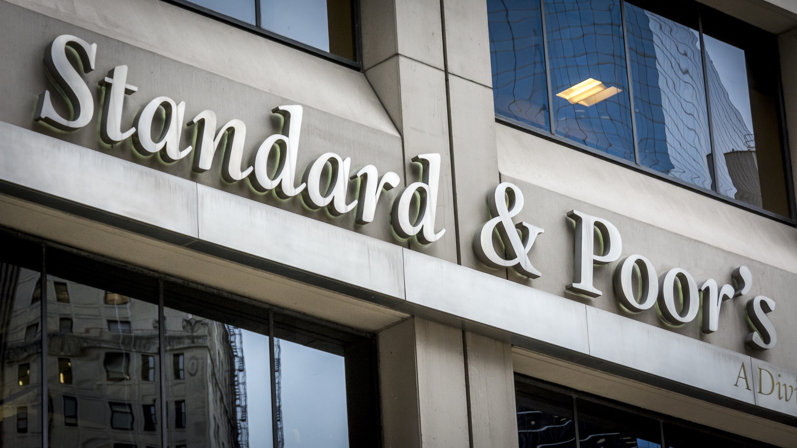 Het logo van Standard & Poor's
