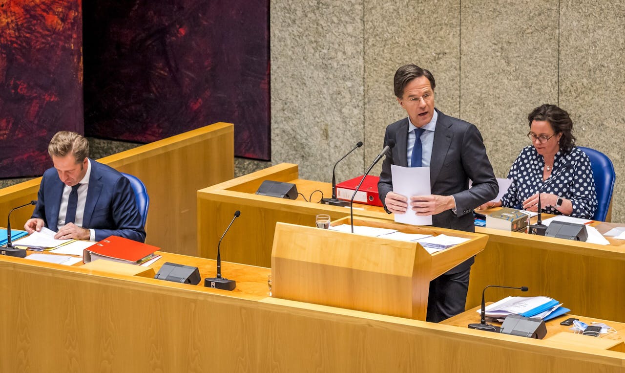 Demissionair premier Mark Rutte