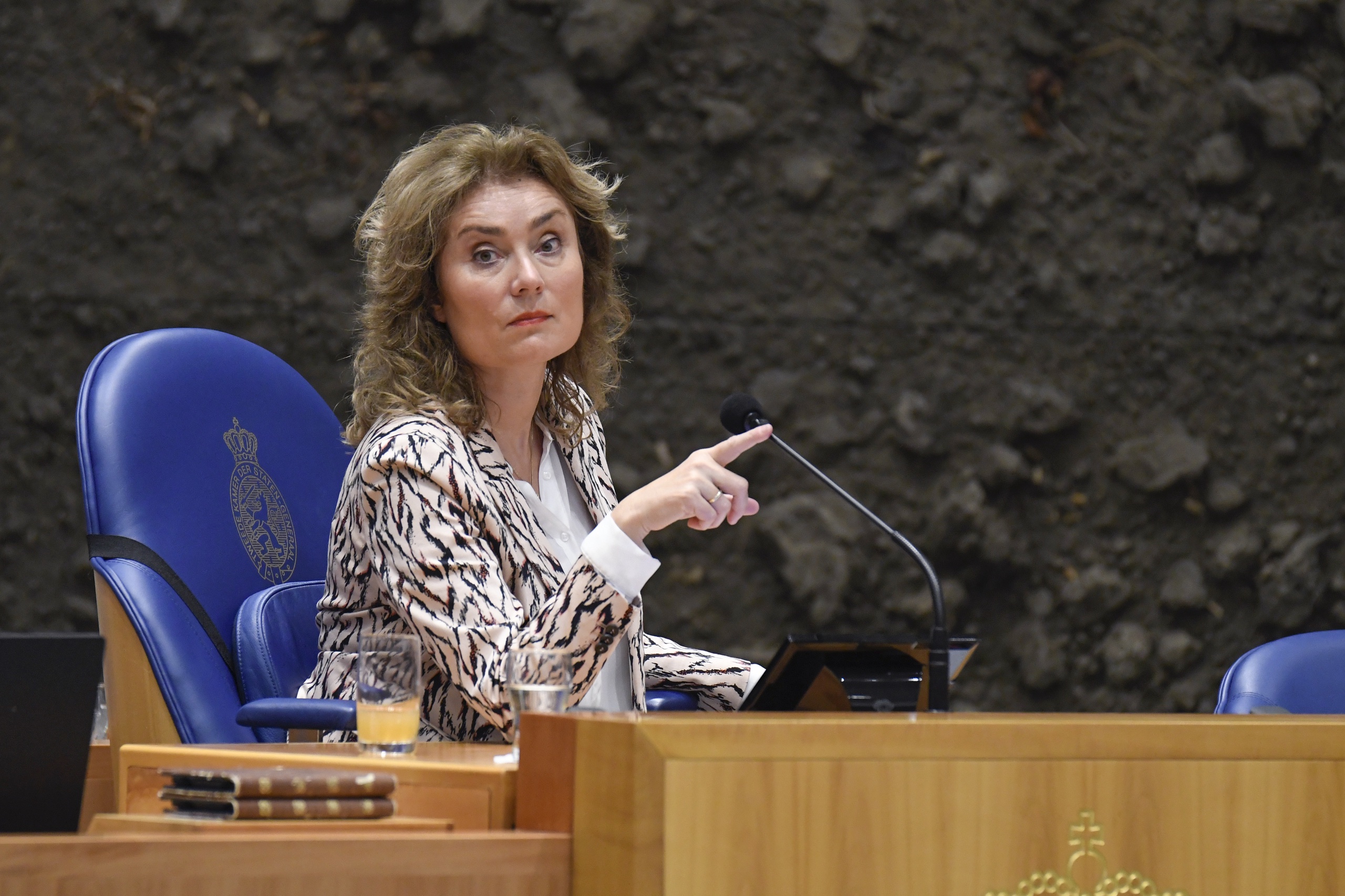 Kamervoorzitter Vera Bergkamp.