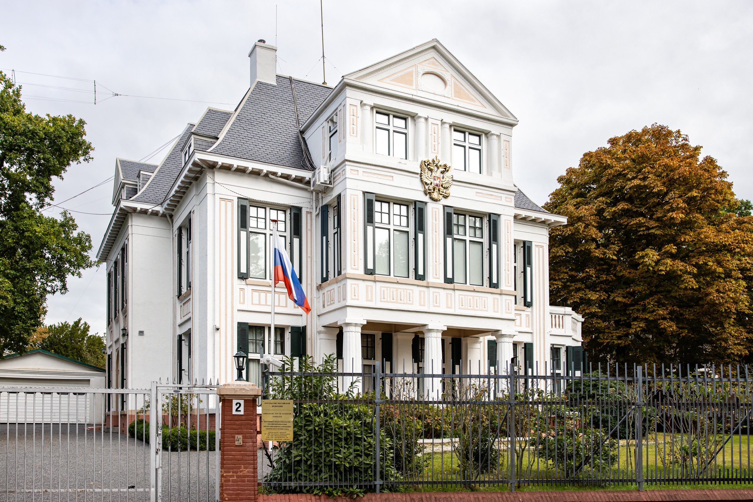 De Russische ambassade in Den Haag