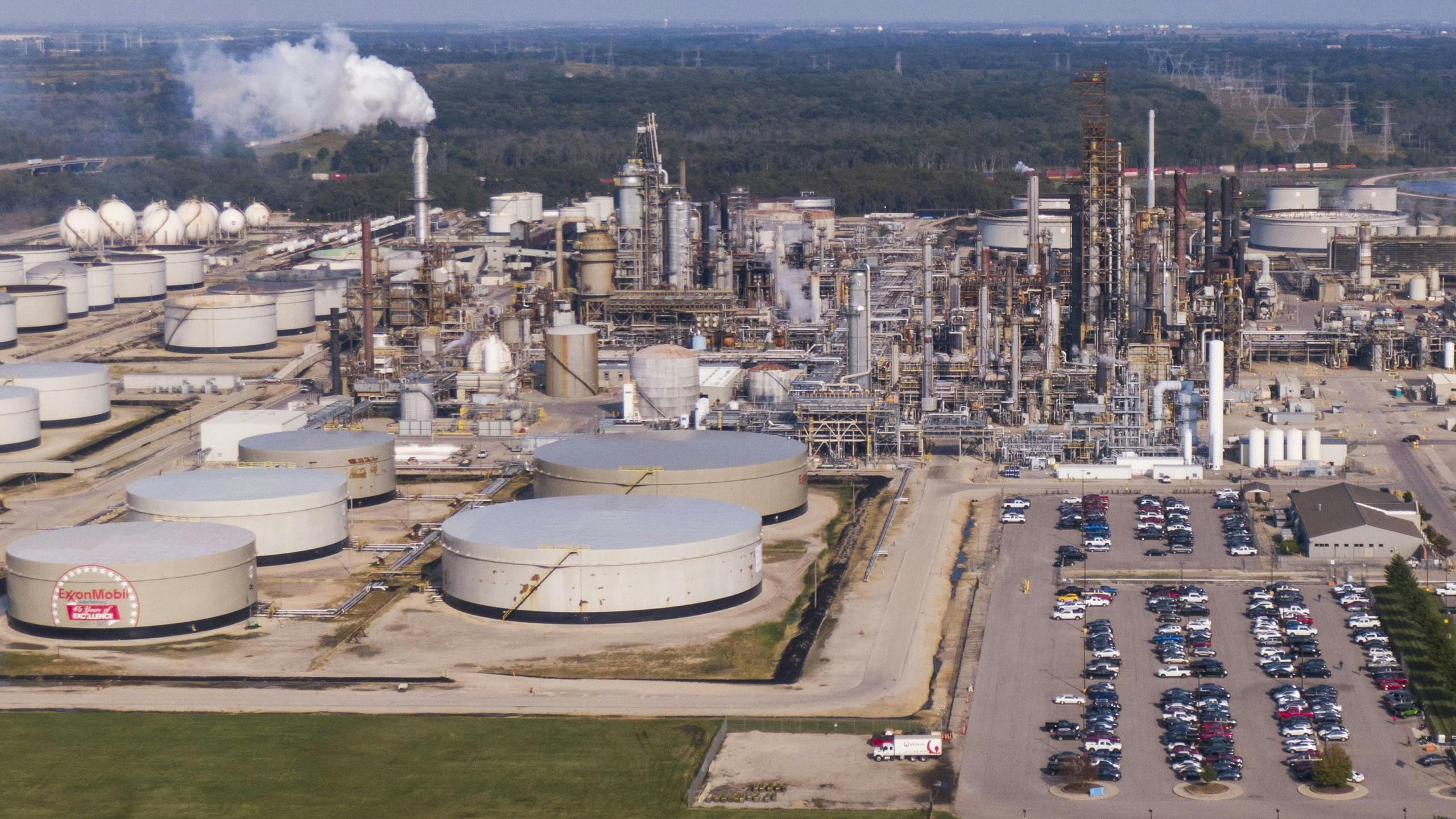 ExxonMobil raffinaderij in de Verenigde Staten