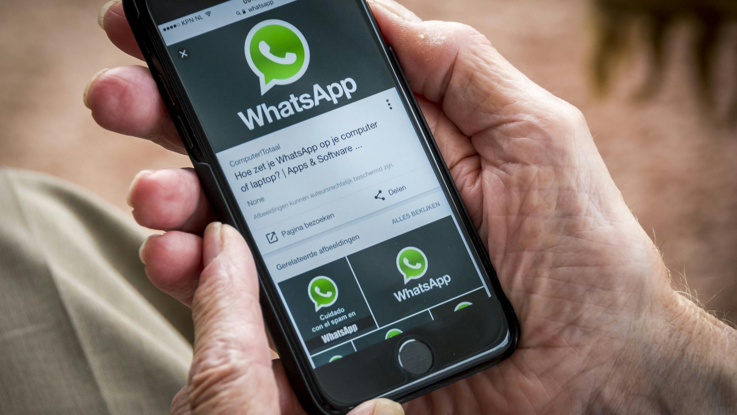 WhatsApp op de smartphone 