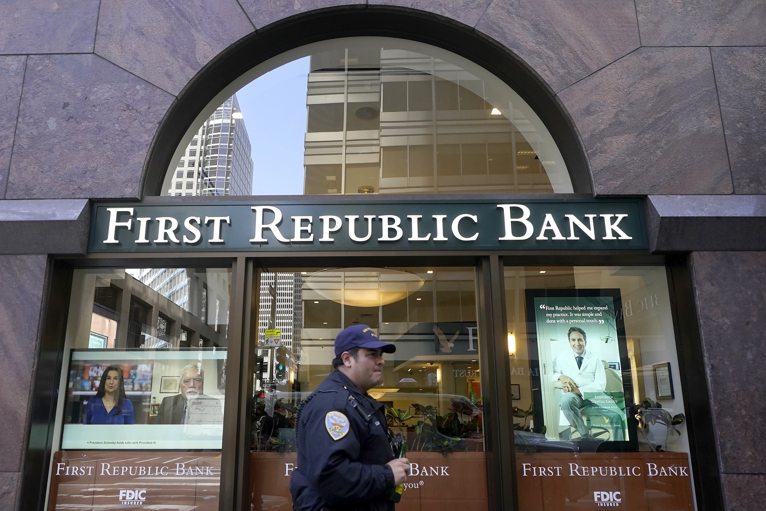 Last week, First Republic's stock lost about 75 percent of its market value.