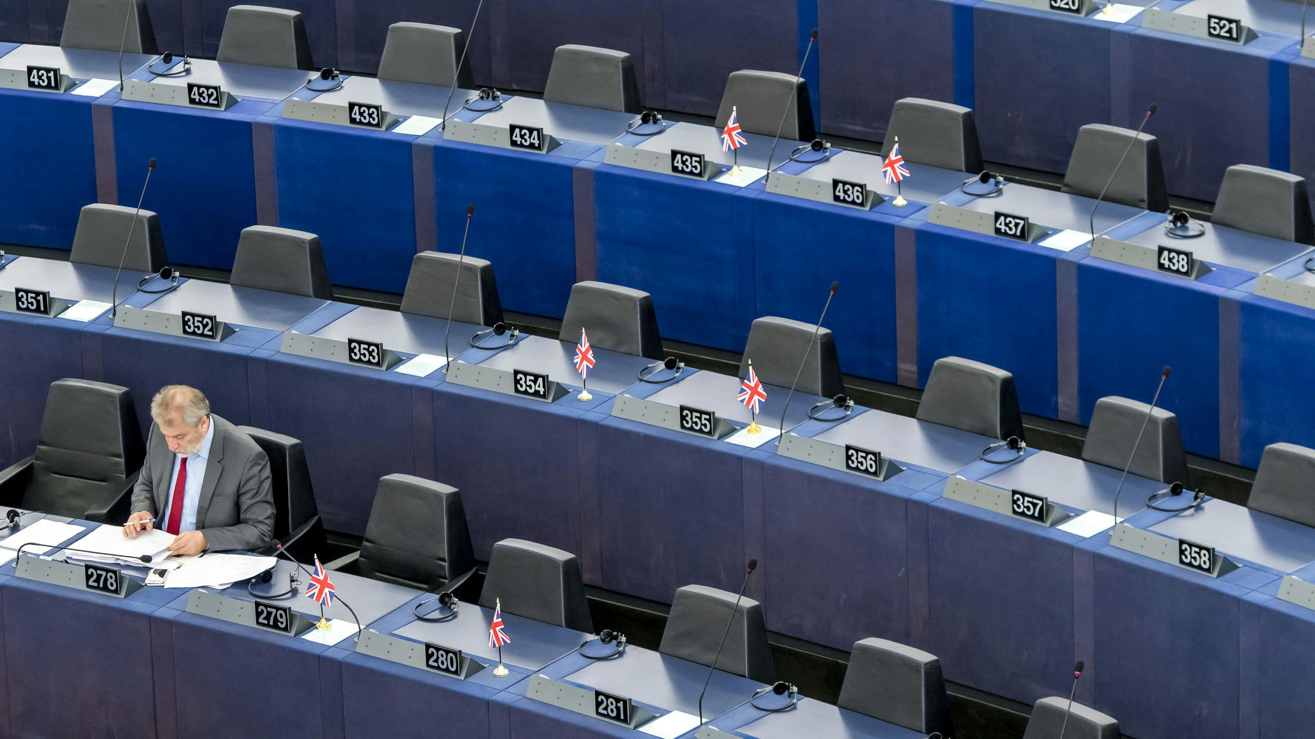 Het Europees Parlement in Straatsburg