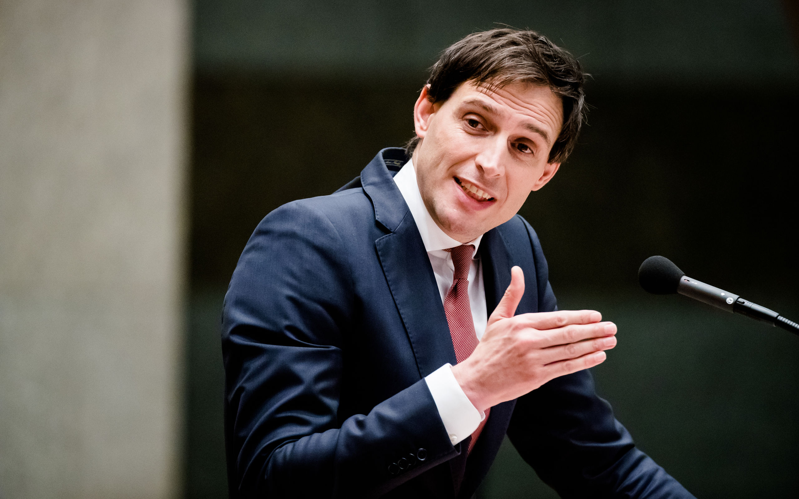 Minister Wopke Hoekstra van Financien (CDA)
